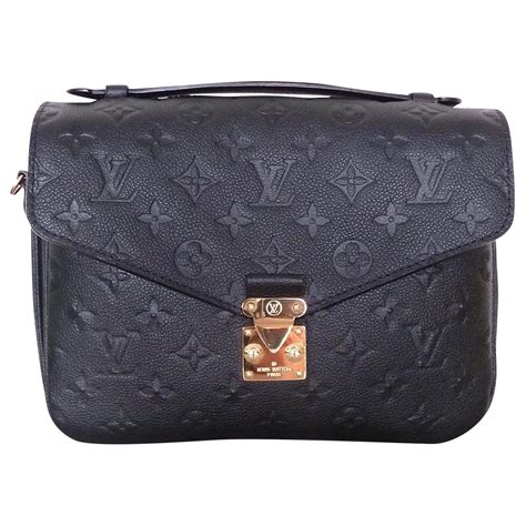 pochette metis empreinte noir|monogram empreinte pochette metis.